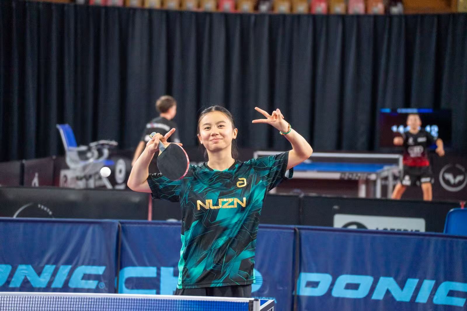 Emma at the WTT Youth Contender Luxembourg